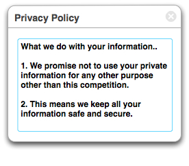 Image of a Privacy Policy