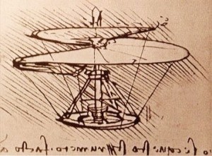 Image of Leonardo da Vinci's Helicopter - Visualising Information Technology 